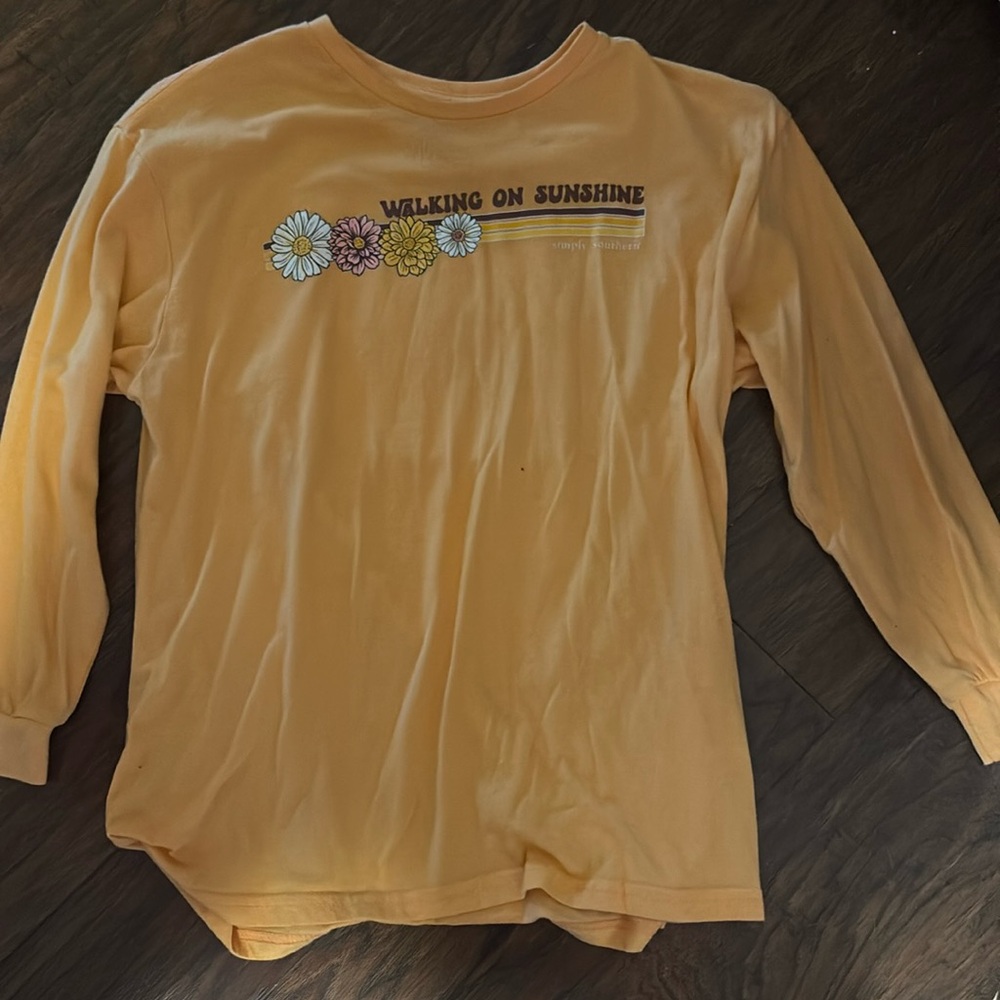 Orange simply southern shirt